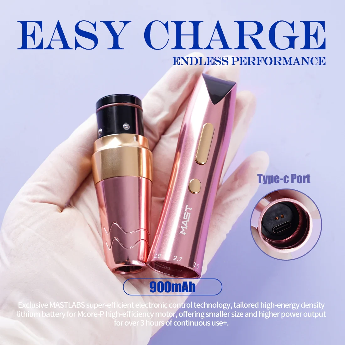 MAST P60 wireless mašinica - GOLD