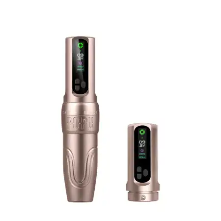 POPU DIVA 3 u 1 bežična mašinica za trajnu šminku GOLD – PMU & SMP Wireless Pen