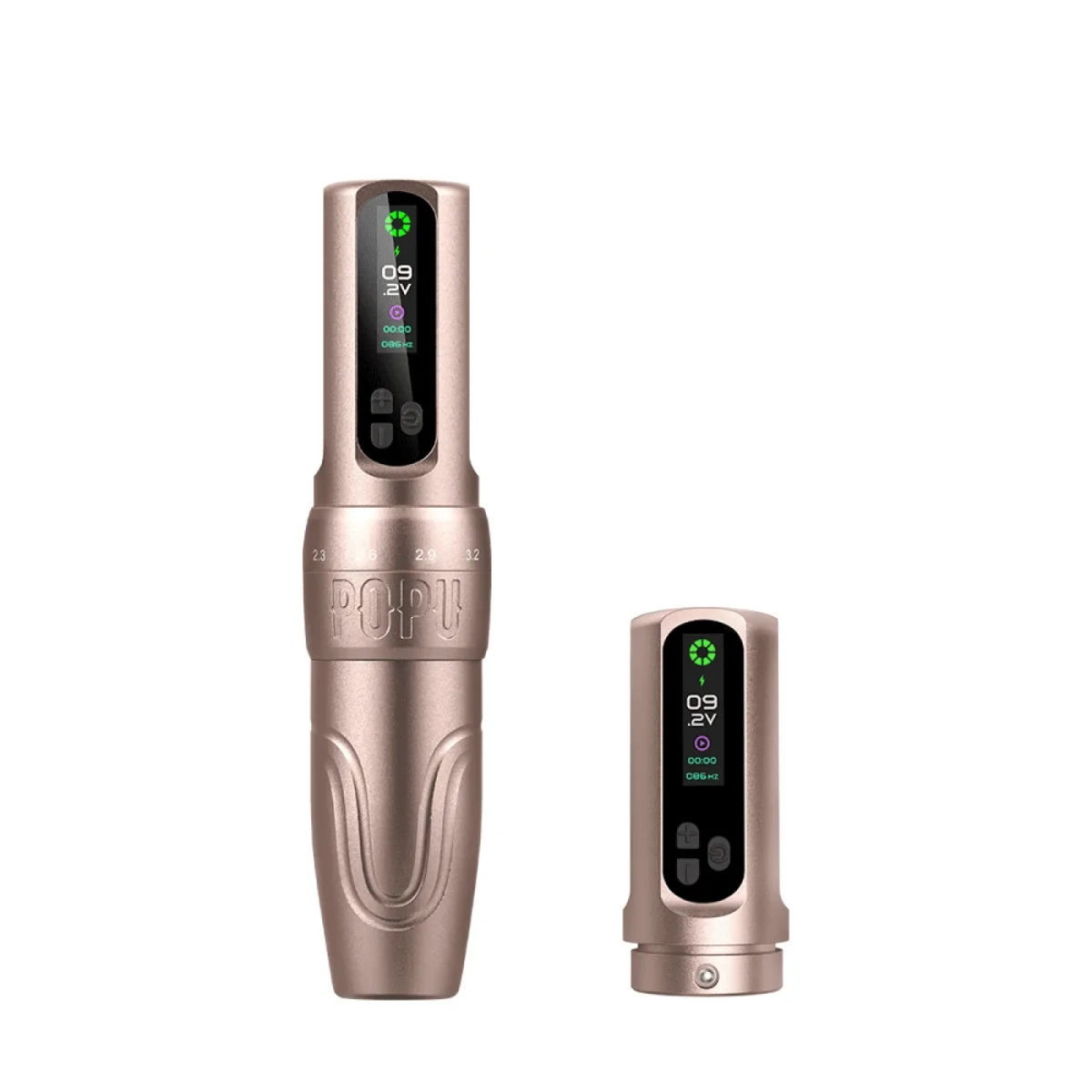 POPU DIVA 3 u 1 bežična mašinica za trajnu šminku GOLD – PMU & SMP Wireless Pen